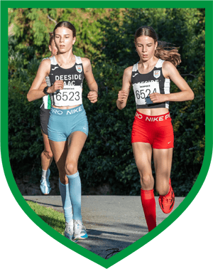 Teenage girl runners